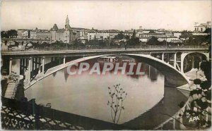 Modern Postcard Montauban Tarn Garonne General City View High Old Bridge and ...