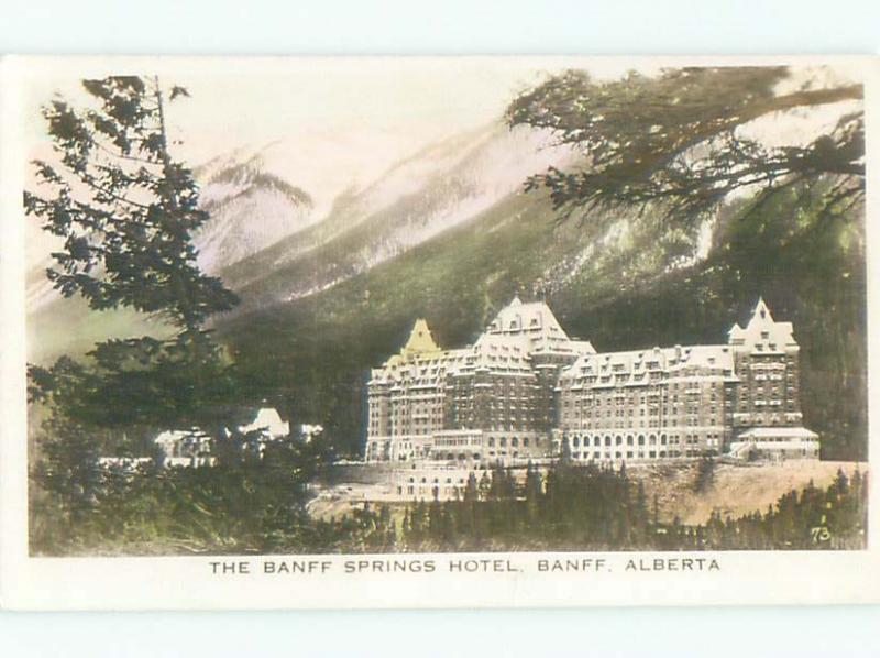 Old RPPC - BANFF SPRINGS HOTEL Alberta AB p2590