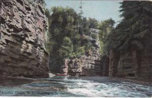 Beginning of the Rapids - Ausable Chasm, Adirondacks NY, New York - DB