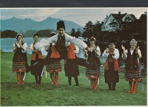 America Postcard - Alaska - World Famous Sitka ArchAngel Russian Dancers T824