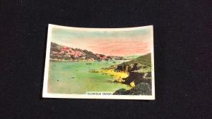 Senior Service Cigarette Card No 39 Coastwise Glorious Devon