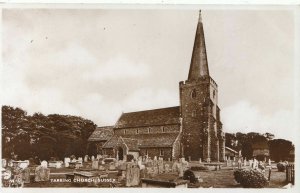 Sussex Postcard - Tarring Church - Real Photograph - Ref ZZ3909
