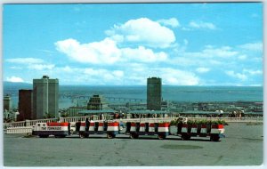 MT. ROYAL LOOKOUT,  QUEBEC Canada  MINIATURE TRAIN The Tornado Postcard