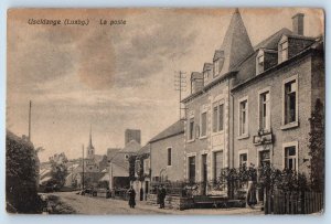 Luxembourg Postcard Useldange (Luxembourg) The Post Office Cafe c1910 Posted