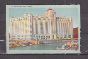 CHICAGO, THE MERCHANDISE MART, c1950 ppc., unused.