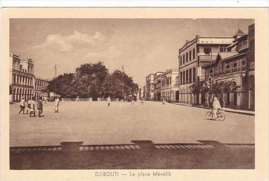 Djibouti La place Menelik