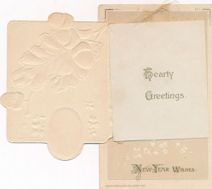 New Years Day Greetings and Wishes - Card on Postcard - John Winsch - DB