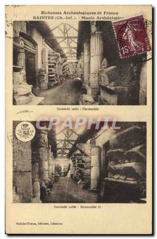 Old Postcard Saintes Archaeological Museum