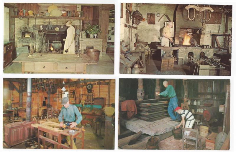 Monroe NY Postcard Smith's Clove Kitchen Blacksmith 4 Cards