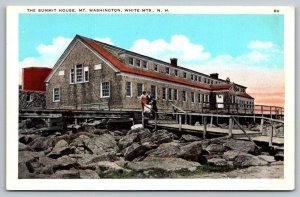 White Mountains  The Summit House  New Hampshire  Postcard  1920