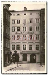 Old Postcard Salzburg Mozarts Geburtshaus W A Mozart