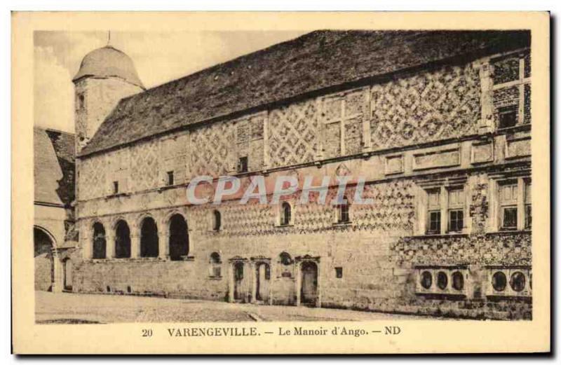 Old Postcard Varengeville Le Manoir d & # 39Ango