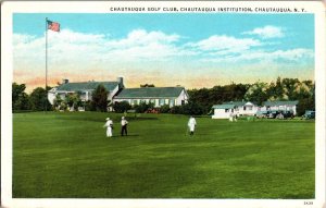 Chautauqua Golf Club, Chautauqua Institution Chautauqua NY Vintage Postcard L71