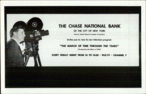 Chase National Bank New York City Film Camera Real Photo Postcard