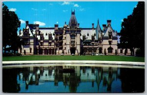 Vtg Asheville North Carolina NC Biltmore Estate House From Esplanade Postcard