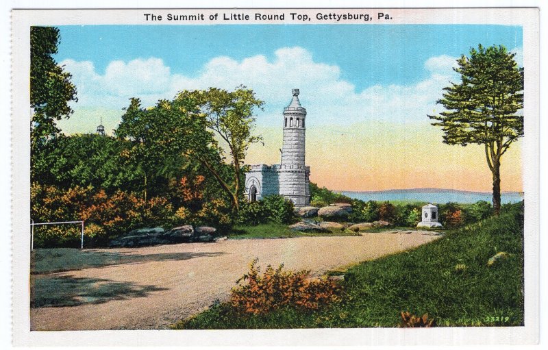 Gettysburg, Pa, The Summit of Little Round Top