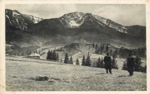 Romania Transylvania HORTHYSTE PEAK (2503 M.) A Horthy-csúcs 1944 real photo pc