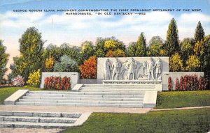 George Rogers Clark Monument Old KY Harrodsburg KY