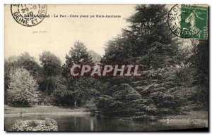 Postcard Old Saint Cloud Park by Marie Antoinette Plante Cedre