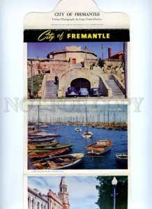 168096 AUSTRALIA City of FREMANTLE Old Booklet with 16 Photos