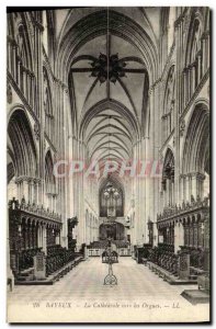 Old Postcard Bayeux Cathedral Choir of the Organ View