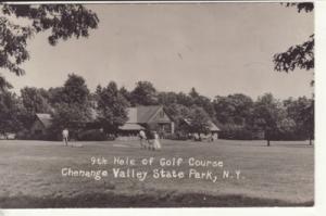 NY   CHENANGO VALLEY STATE PARK  9th Hole of GOLF COURSE,...