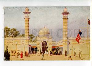 271259 UK Empire Exhibition Wembley Malaya Pavilion Vintage PC