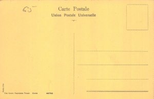 Egypt Rue a Heliopolis Street Tram vintage postcard