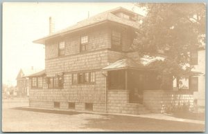 LAKEWOOD NJ CLIFTON AVENUE ANTIQUE REAL PHOTO POSTCARD RPPC