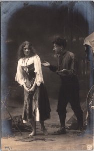 Romantic Couple Men And Woman Vintage RPPC 03.61