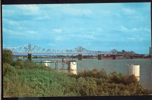 Indiana - Kentucky George Rogers Clark Memorial Bridge Ohio River 1950s-1970s