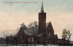 LONDON, Ontario, Canada, PU-1911; First Presbyterian Church