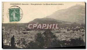 Old Postcard Chambery Savoie Mont general view Nivolet