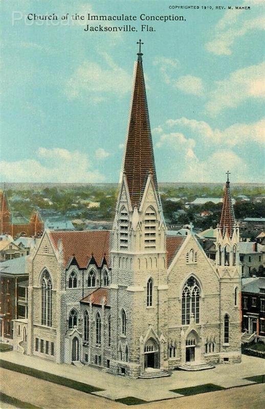 FL, Jacksonville, Florida, Church of Immaculate Conception,H & W.B. Drew R-22422