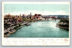 1906  St. Paul  Minnesota  High Bridge    Postcard