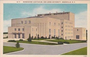 Rodeheaver Auditorium Bob Jones University Greenville South Carolina