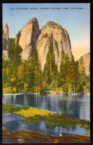 California YOSEMITE NATIONAL PARK Cathedral Rocks Linen