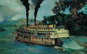 USA An Old Fashioned Mississippi River Sternwheeler New Orleans Louisiana 06.13