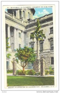Monument To Palmetto Regiment In War With Mexico, Statehouse In Background, C...