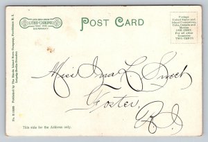 1907  Hope Club  Providence  Rhode Island  Postcard