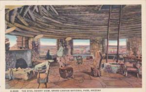 Arizona Grand Canyon The Kiva Desert View Fred Harvey