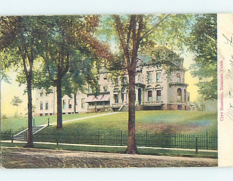 Pre-1907 HOSPITAL Meriden Connecticut CT A3104