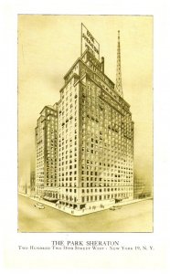New York City  Park Sheraton  Hotel