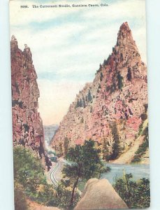 Divided-back NATURE Gunnison Canyon by Delta & Montrose & Hotchkiss CO AD8361