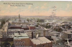 Ohio Dayton Birds Eye View From Conover Building Looking North 1911