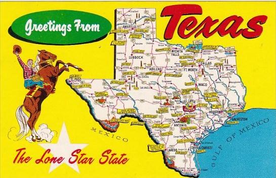 Greetings From The Lone Star State Texas