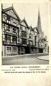 UK - England, Shrewsbury. The Crown Hotel