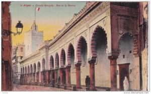 Grande Mosquee, Rue De La Marine, ALGER, Algeria, Africa, 1900-1910s