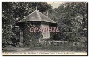 Old Postcard Rueil Parc Du Chateau De La Malmaison Cabinet Work l & # 39Empereur