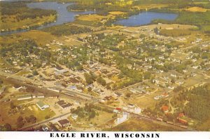 Aerial View Eagle River, Wisconsin WI  